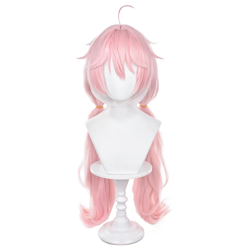 

Encore Wig Wuthering Waves Cosplay Long Pink Wigs with Ponytail Heat Resistant Synthetic Hair Halloween Costume Party Role Play