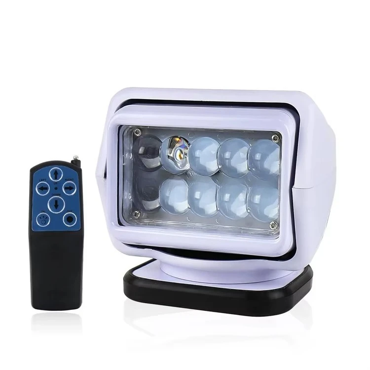 

Автоматически перезаряжаемый вращающийся на 360° светодиодный прожектор с встроенными магнитами для морских судов, внедорожников, грузовиков и пикапов, с дистанционным управлением