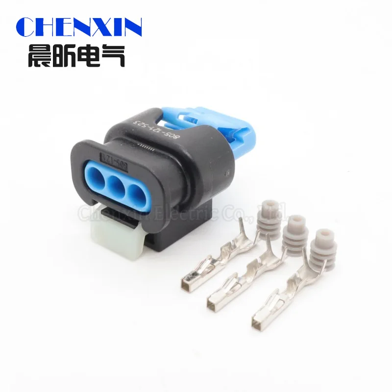 3 Pin Female Automotive Waterproof Connector Reversing Radar Camshaft Sensor Plug 55565709