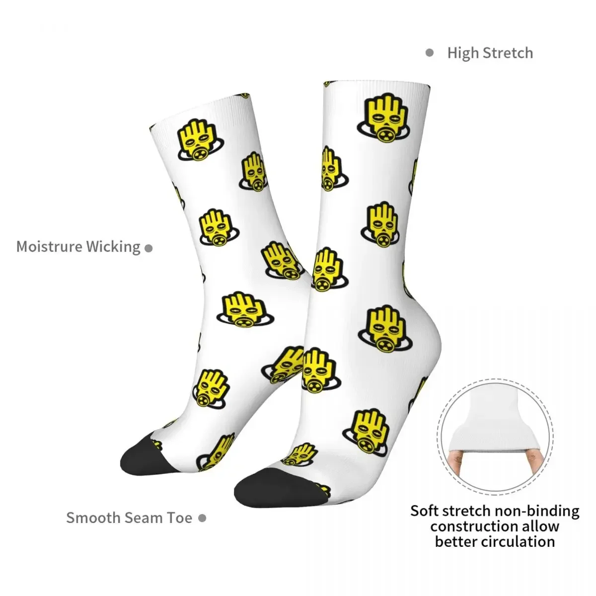 Scorpia - Central Del Sonido Socks Harajuku High Quality Stockings All Season Long Socks Accessories for Man's Woman's Gifts