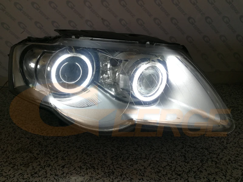 Excellent Ultra Bright CCFL Angel Eyes Halo Rings Kit Light For Volkswagen VW Passat B6 Magotan 2005-2010