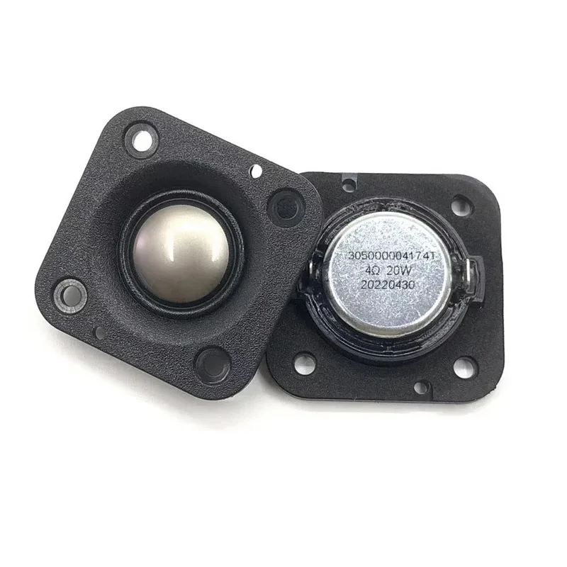 2 Pçs/lote 48MM Alto-falante de Áudio Quadrado 4 Ohm 20W Tweeter Alto-falantes Membrana de Seda Música HIFI DIY