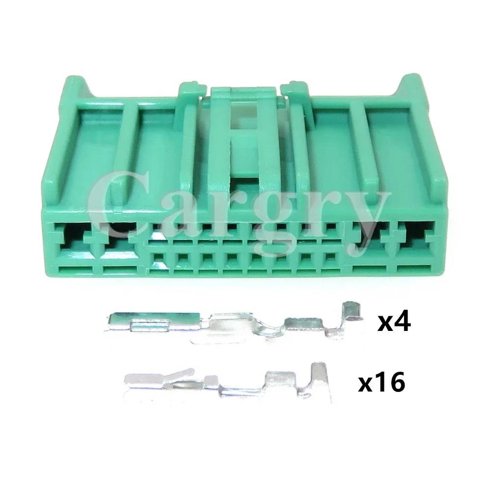 1 Set 20P High Quality Car Composite Socket 6098-4597 Automobile AC Assembly Wire Harness Unsealed Connector For Honda