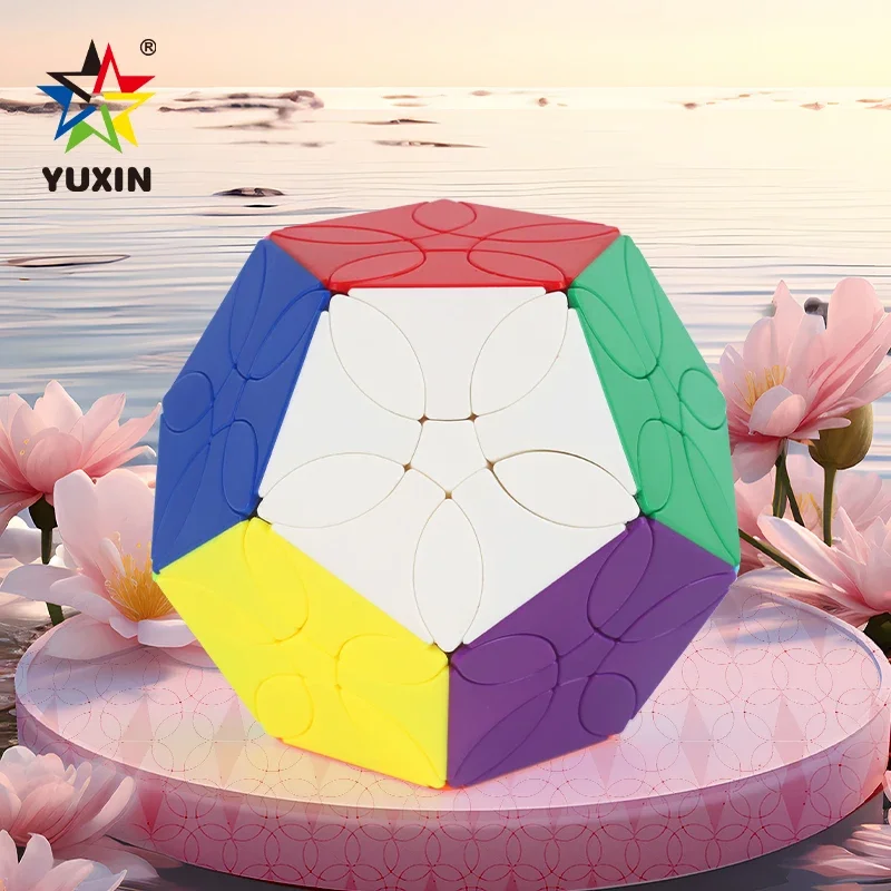 

YuXin Petal 5x5 Megaminxed Dodecahedron Magic Cube Megamin Educational Toys Educat Toys for AdultionalProfessional Cube