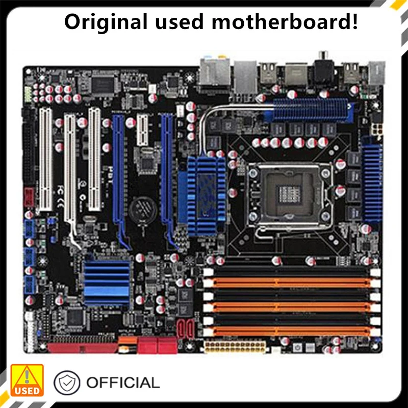 

For P6T Used original For Intel X58 Socket LGA 1366 DDR3 motherboard LGA1366 Mainboard