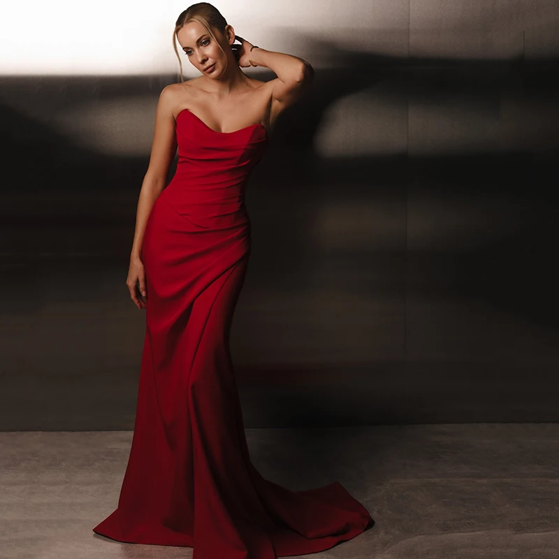 

Thinyfull Saudi Arabia Mermaid Prom Evening Dresses Sweetheart Side Slit Party Dress Night Maxi Cocktail Prom Gowns Customized