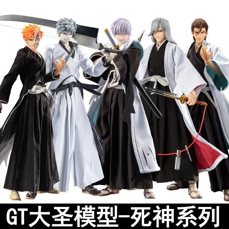 ألعاب داسين الرائعة GT بليتش كوروساكي إيتشيغو أيزن سوسوكي أوكيتاكي جوشيرو إيتشيمارو جين 18 سنتيمتر/7 بوصة 1/10 SHF عمل الشكل #2