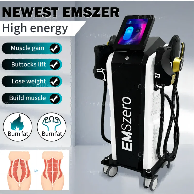 2024 newest EMS Radio Frequency sculpt electromagnetic EMSzero RF training and muscle shaping stimulator sculpting machine ﻿