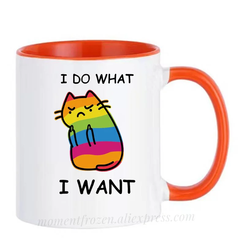 Cute Cat Mug Pet Lover Teenager Coffee Mugen Friends Gifts Home Decal Boys Girls Tableware Drinkware Teacher Students Coffeeware