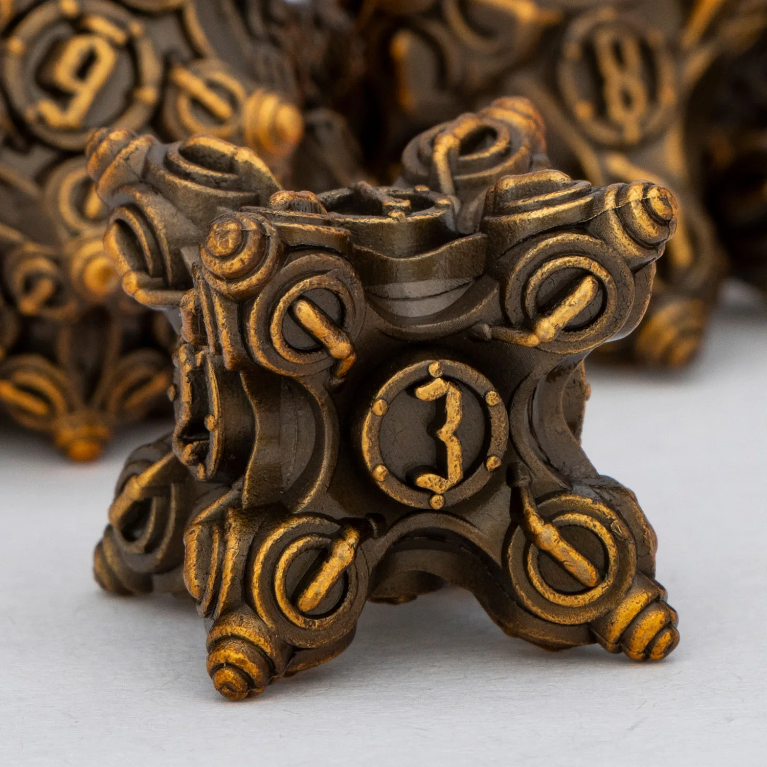 

DND Metal Dice Set Dungeon and Dragon Polyhedral Dice RPG D&D Dice Role Playing Games 7PCS D and D Dice Set D20 D12 D10 D8 D6