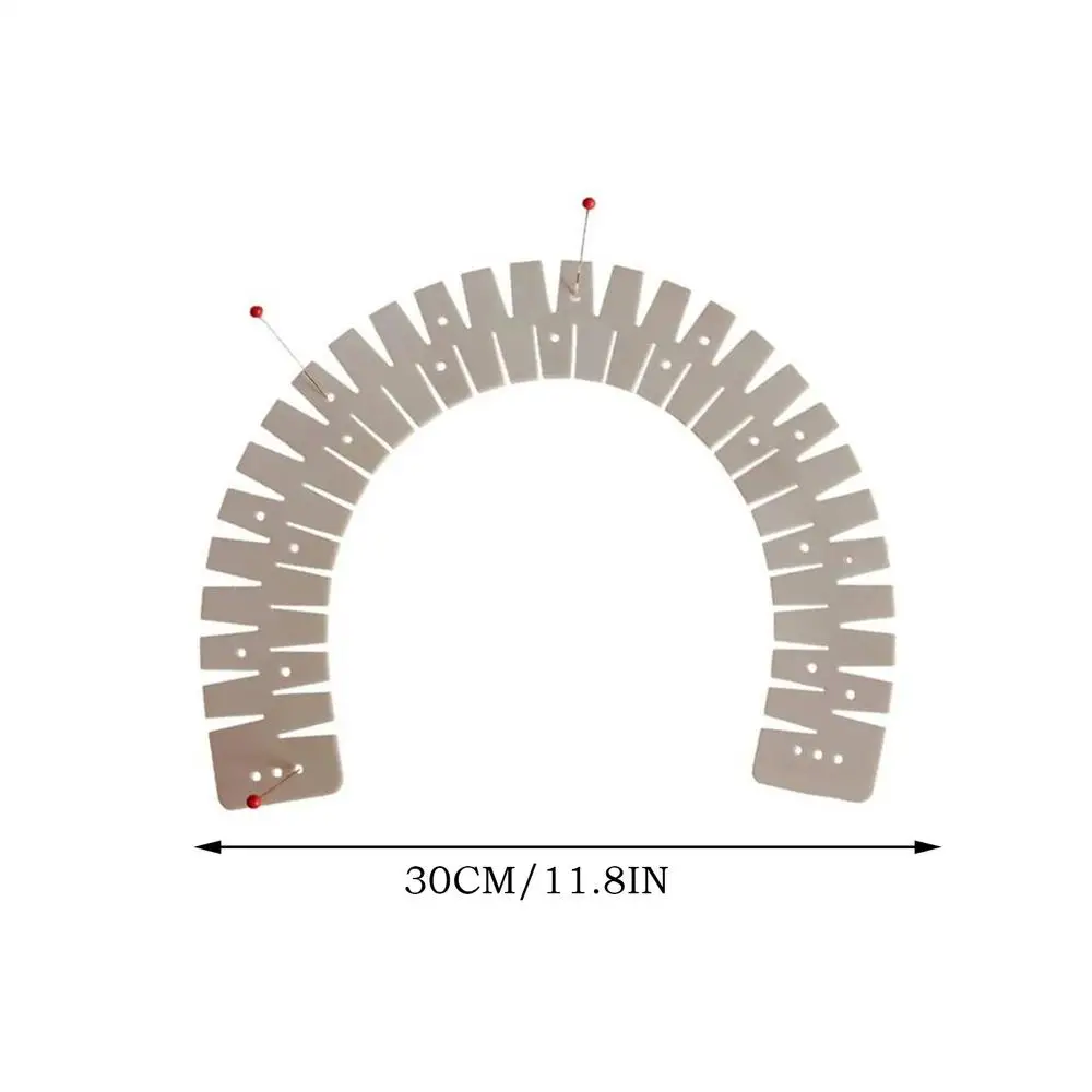 Siliconen zoom Flexibele curve schaal Zomen gereedschap Hittebestendige zoomliniaal Naaien Hulpgereedschap voor vulling Doek Broek Stof