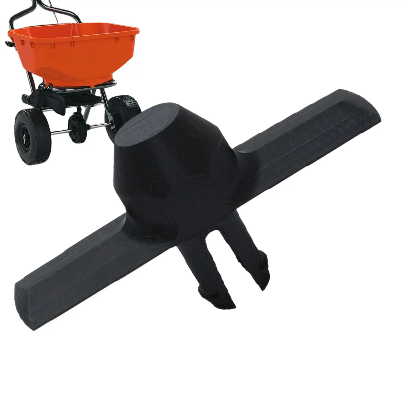 Spreader Agitator Replacement with Extension Arm Precise Fit Broadcast Spreader Agitator Replacement Parts for Even Spreading