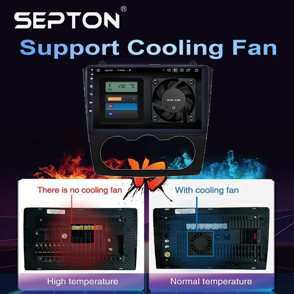 SEPTON Android13 Auto Radio for For Nissan Altima Teana 2008- 2012 Android 4G Net 8core WIFI navigation GPS BT 8+256G Head unit