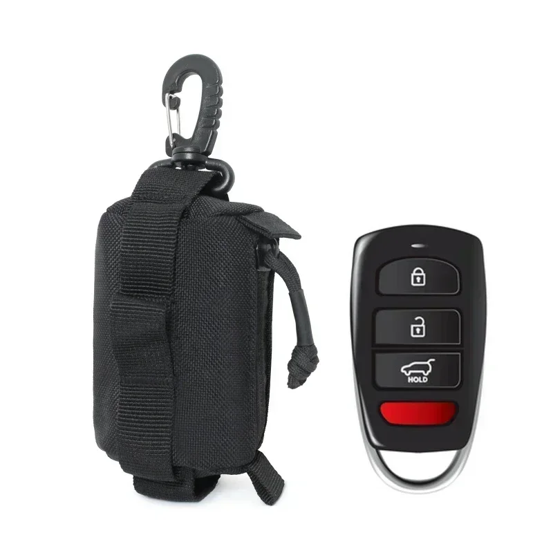 Tactical EDC Pouch Zipper Key Card Holder Pouch Coin Purses Organizer Storage Wallet For Camping Hiking Multi-color Options