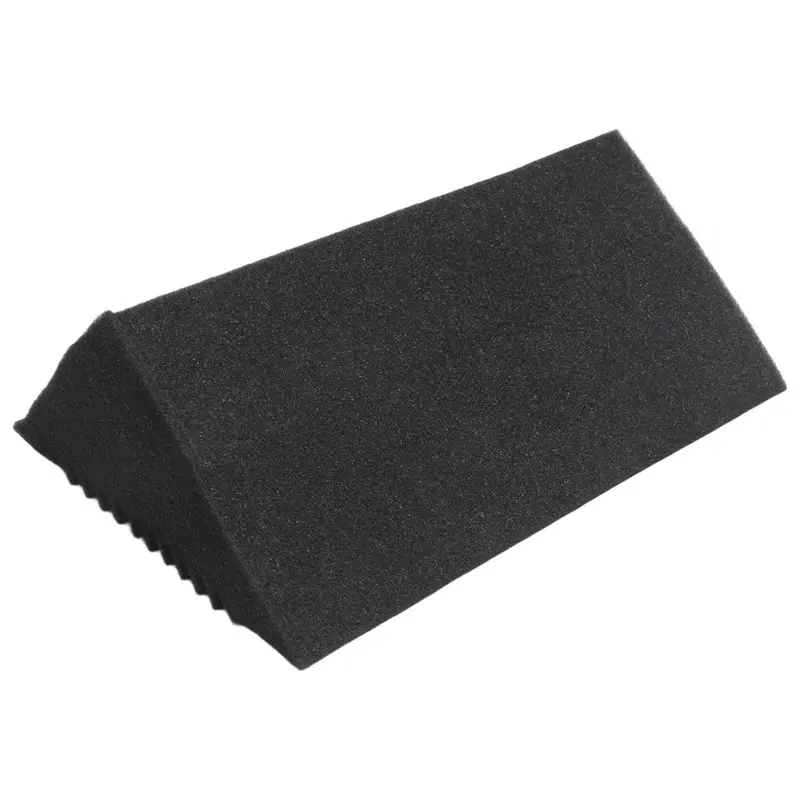 SEWS-6 PCS Acoustic Foam Charcoal/Black Bass Trap, Absorbedor de Sonido para Estudio, Insonorización de Esquinas de Pared, 12 x 12 x 24 cm