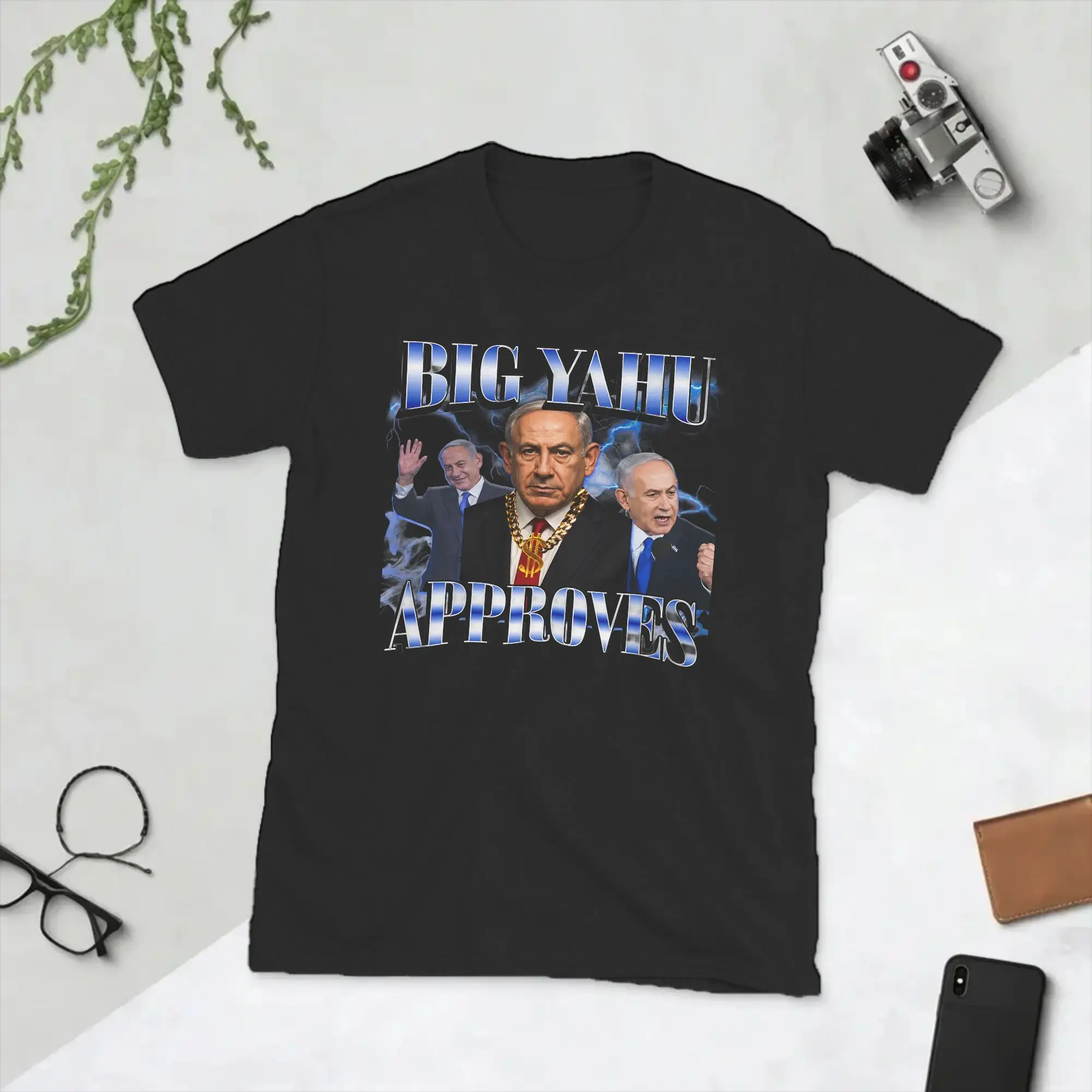 Men's Benjamin Netanyahu T Shirt  100% Cotton Clothes Novelty Short Sleeve O Neck Tee Shirt Graphic Printed T-Shirts
