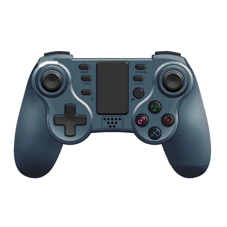 الجملة اللاسلكية الغروب البرتقالي لمحطة اللعب 4 غمبد مزدوج صدمة لعبة فيديو وحدة التحكم ل PS4 المقود أذرع التحكم في ألعاب الفيديو