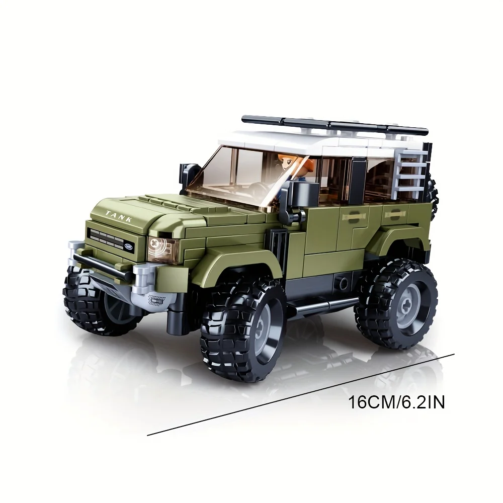 Car Model Building Block Toys, Sport Utility Vehicle Model Creative DIY Toy Assembled Building Blocks Kit, Christmas Gifts