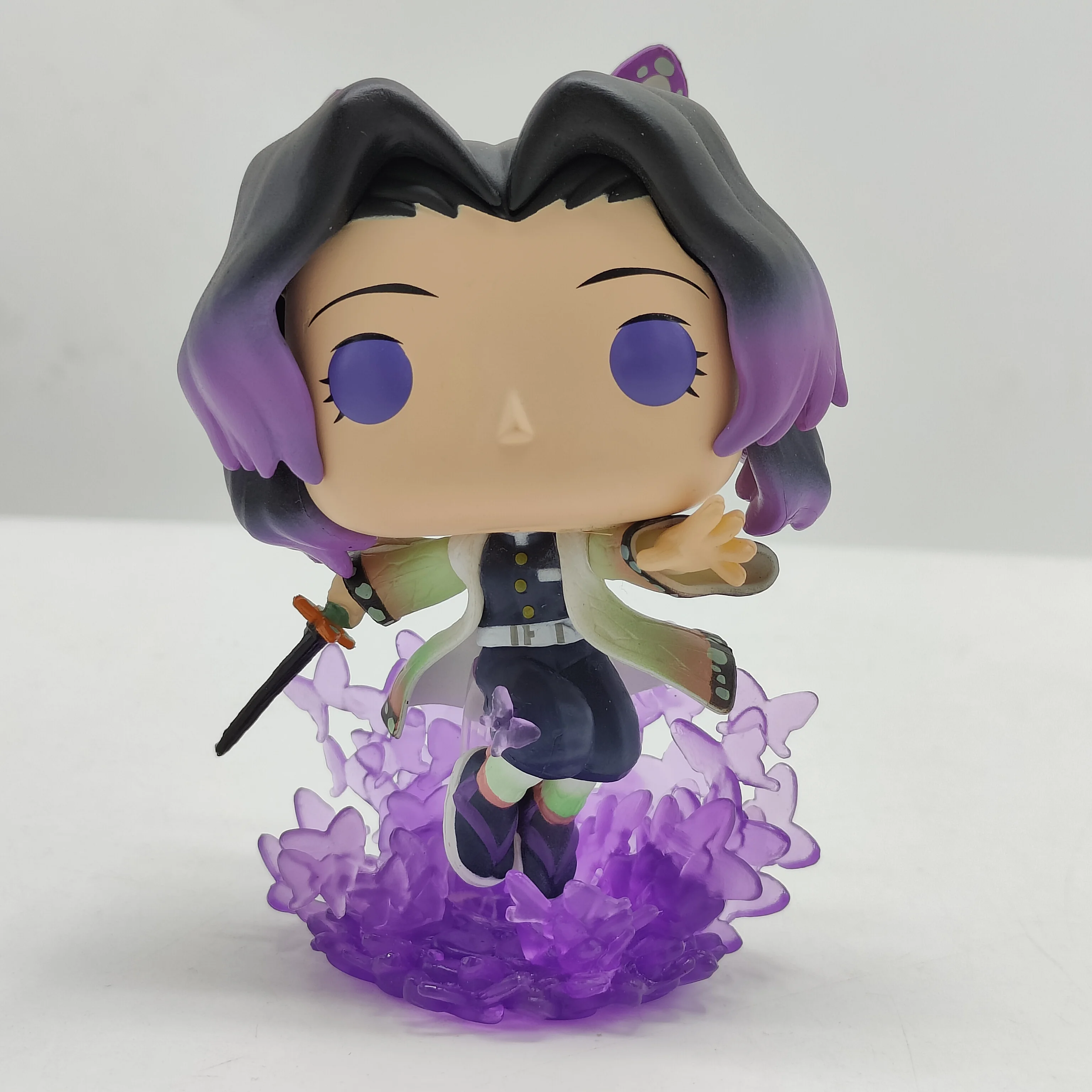 Demon Slayer 1314 Kochou Shinobu Vinyl Figurine Cute Doll Anime Peripherals Action Figure Collection Model Toys