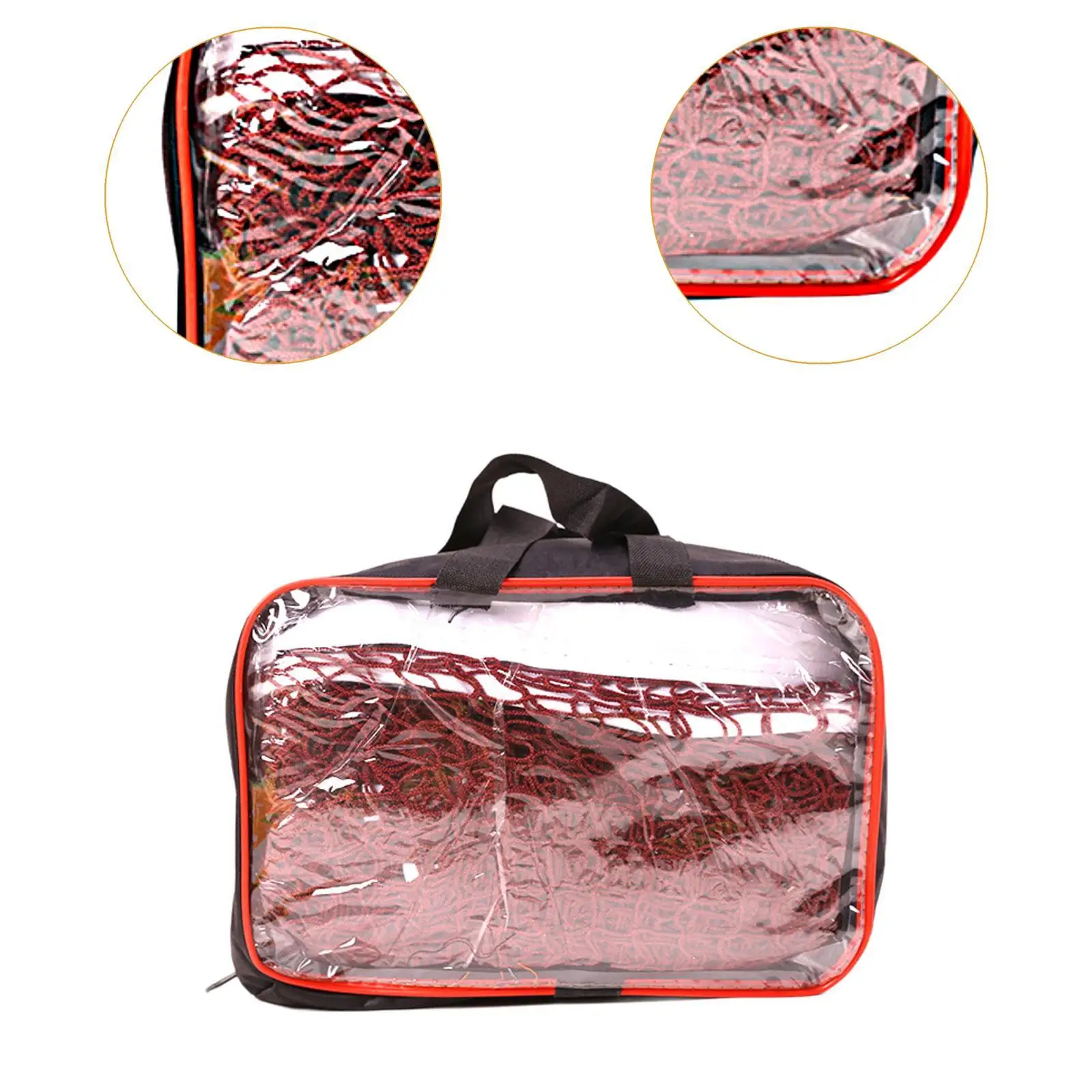 شبكة كرة الريشة فقط بديلة مع تنظيم حقيبة الحمل شبكة نايلون لملعب كرة الريشة 6.1 متر للياقة البدنية والمنافسة الداخلية على الشاطئ