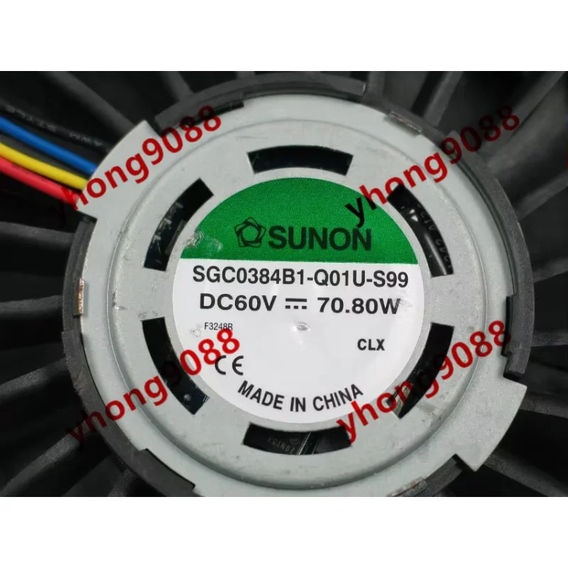 Ventilador de resfriamento de servidor SUNON SGC0384B1-Q01U-S99 DC 60V 70,80W 120x120x38mm