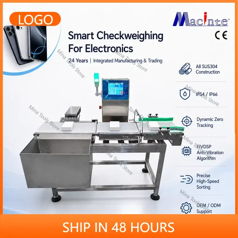 Industrial Checkweigher for Automotive Parts Warehouse Receiving Inventory Control and Weight Verification