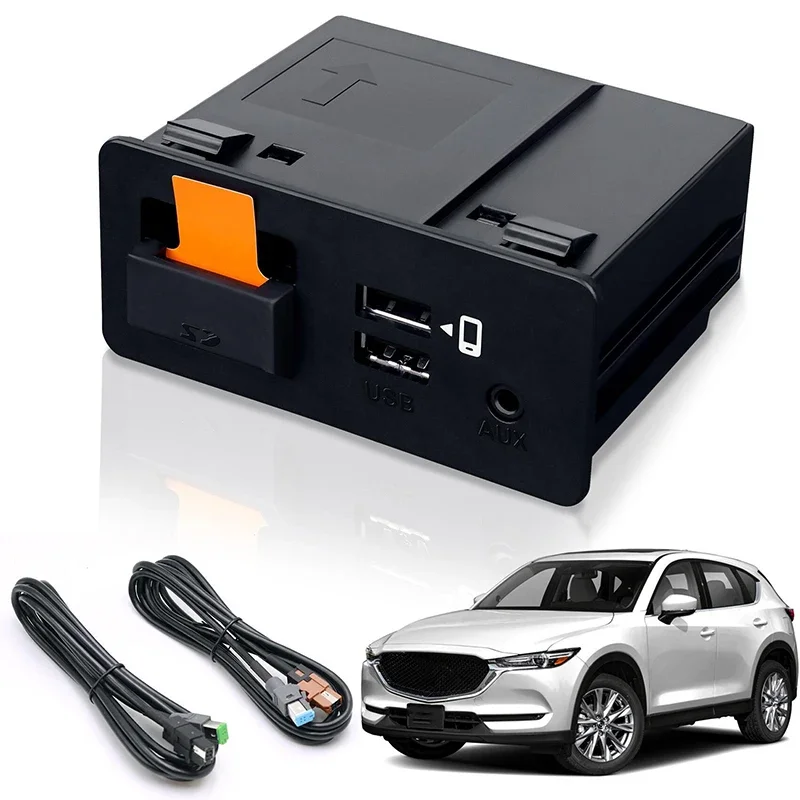 Wireless Type-C CarPlay Android Auto Adapter USB Hub OEM for Mazda 2 3 6 CX3 CX5 CX8 CX9 MX5 Demio Miata - Retrofit Kit TK78669U