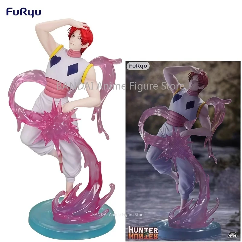 [En Stock] Figura Estática Original de FuRyu Exc∞d Creative HUNTER×HUNTER Hisoka de 20 cm, Modelo Coleccionable de Anime, Decoración de Escritorio, Regalo Navideño