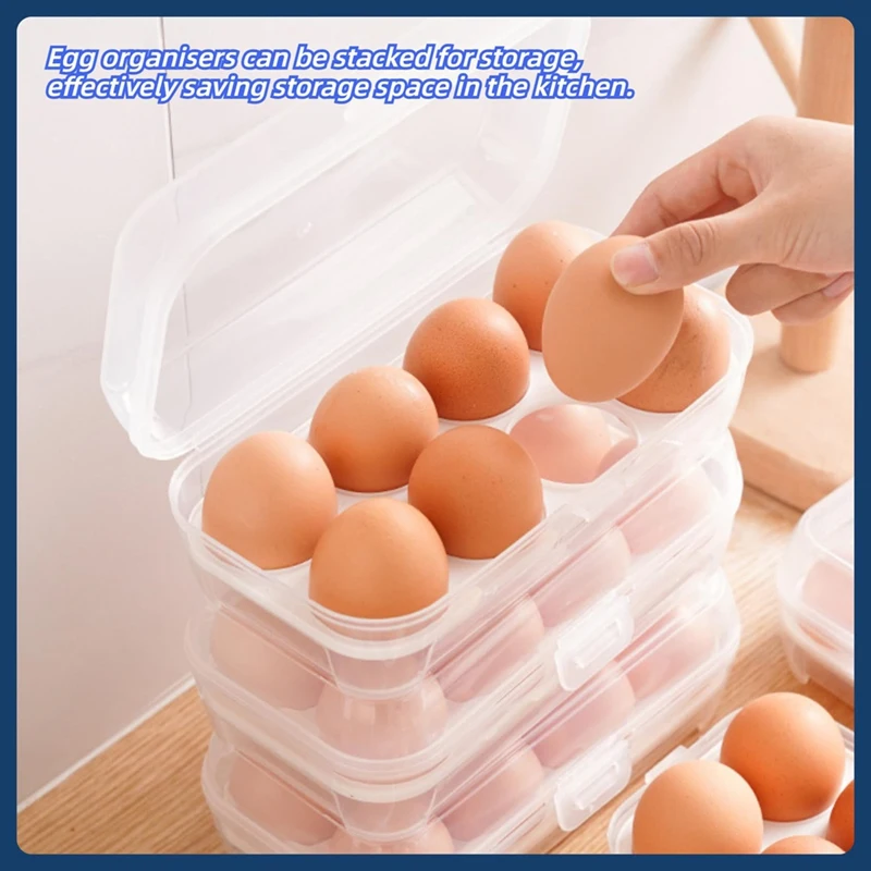 Outdoor Shockproof Egg Box Storage Box Portable Camping Shatterproof Egg Tray Travel Shatterproof Egg Box