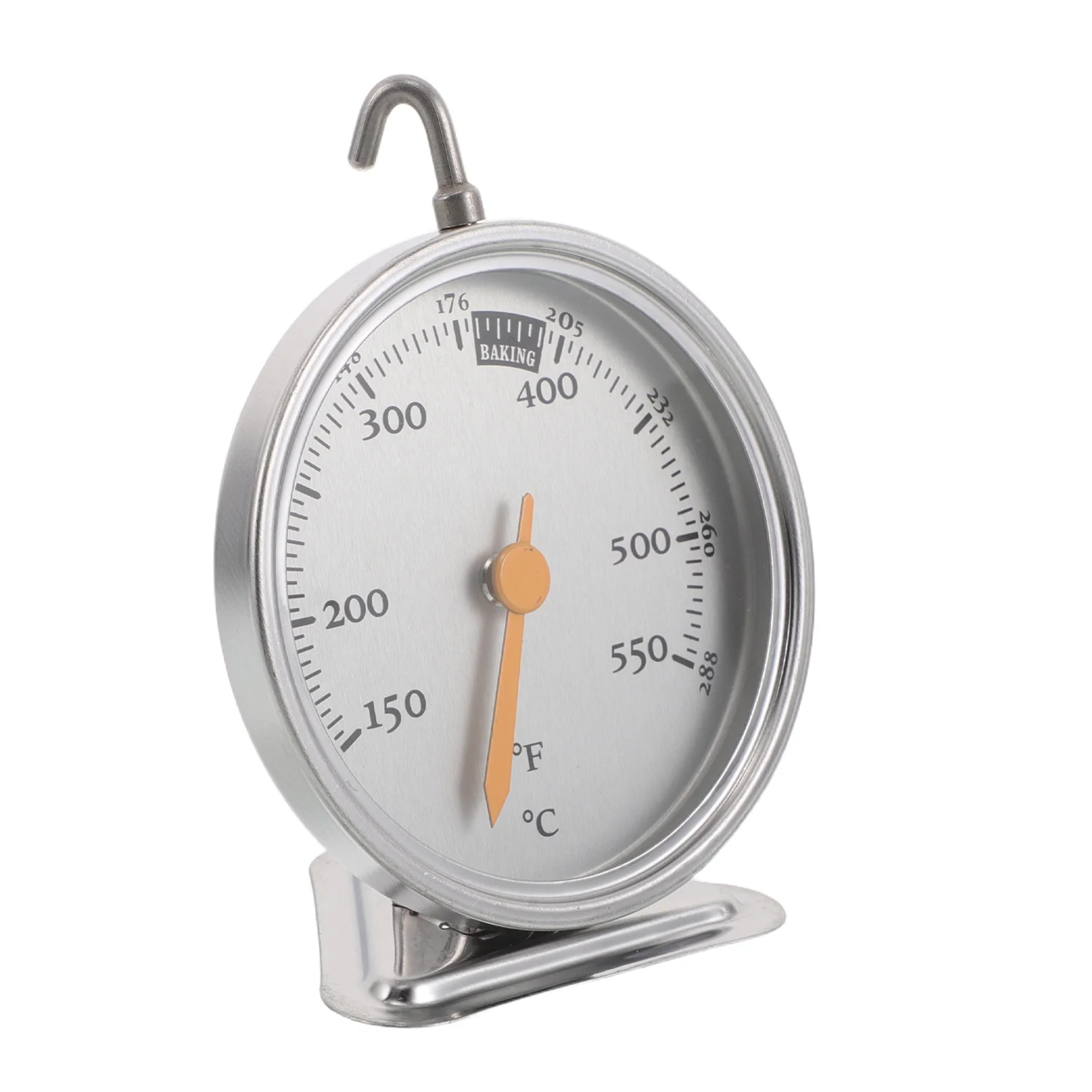 

Thermometer 65-288°C 50-550°F Stainless Steel Dial Temperature Gauge For Baking Cooking Frying Electric Gas Oven Grill