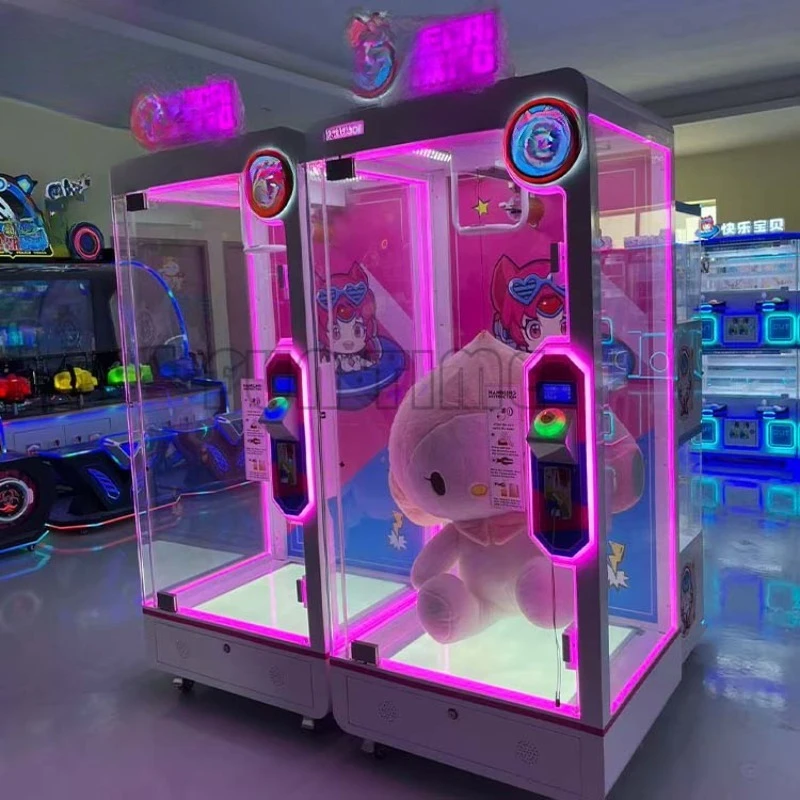 Coin-operated automatic toy game machine Fun clip toy machine