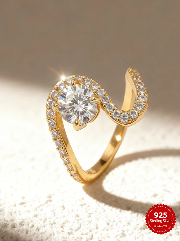 

925 Sterling Silver Fashion Exquisite Oval Shape Zircon Ring For Women Anniversary Engagement Wedding High Quality Fine Jewelry