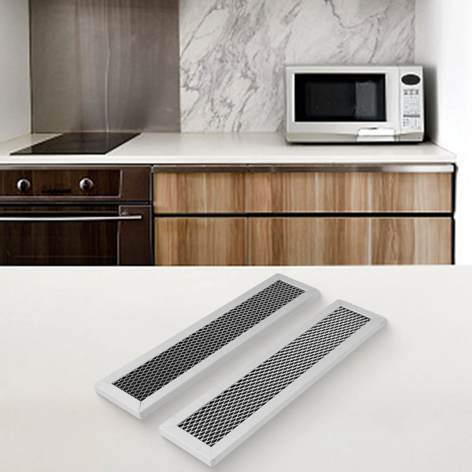 Activated Carbon Filter For Kitchen Activated Carbon Filter 11 X 2.52 Microwave Carbon Filter Long-lasting Aluminum Material