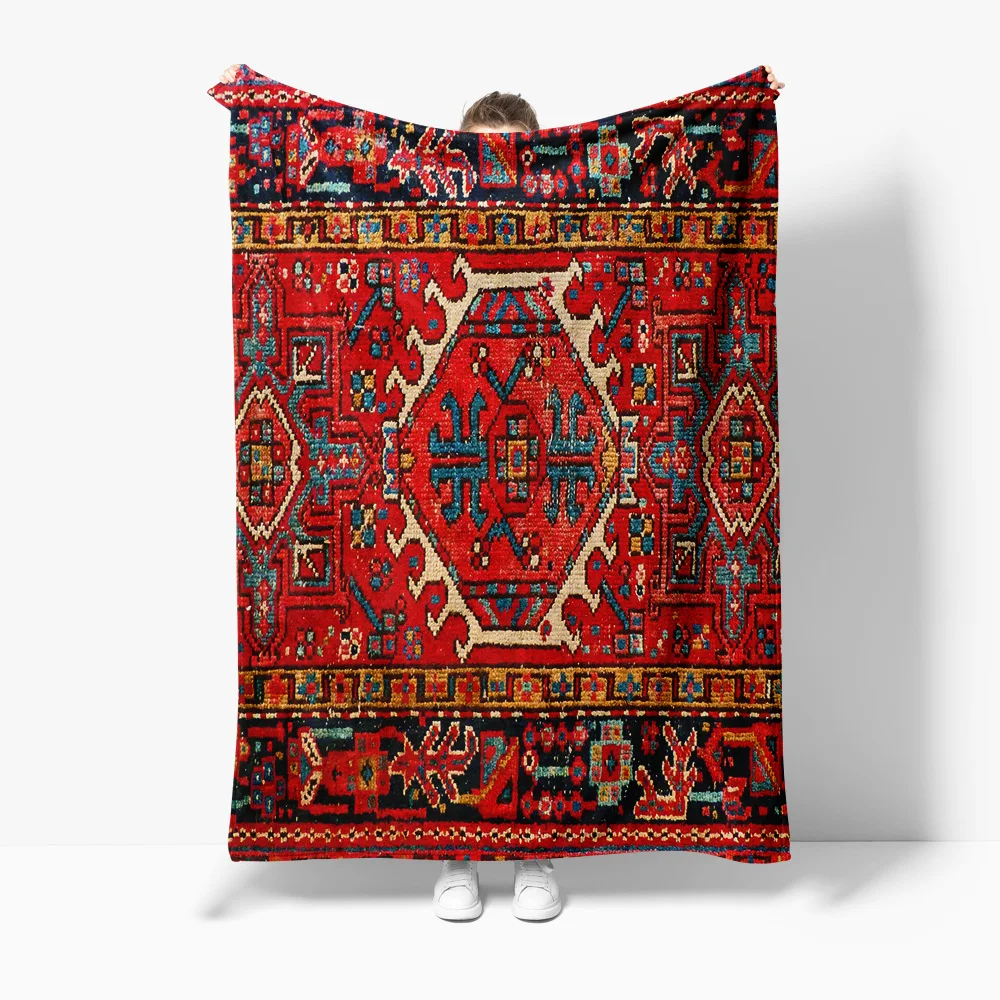 

Красочное одеяло с геометрическим принтом, мягкое теплое одеяло для кровати, дивана, декоративное одеяло, подарок