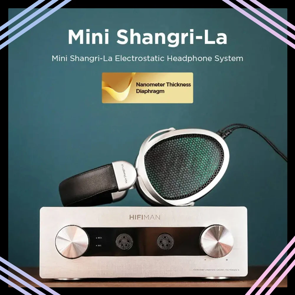 

HIFIMAN Mini Shangri-La Electrostatic Nanometer Thickness Diaphragm Headphone and Amplifier