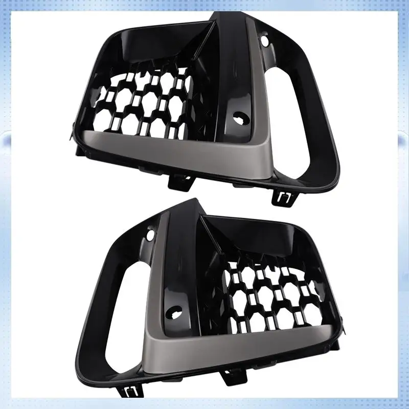 

NEW-Front Fog Light Grille Frame Trim Protector Exterior Cover For BMW X3 G01 X4 G01 G02 G08 2018-2020 (With Fog Lamp Hole)