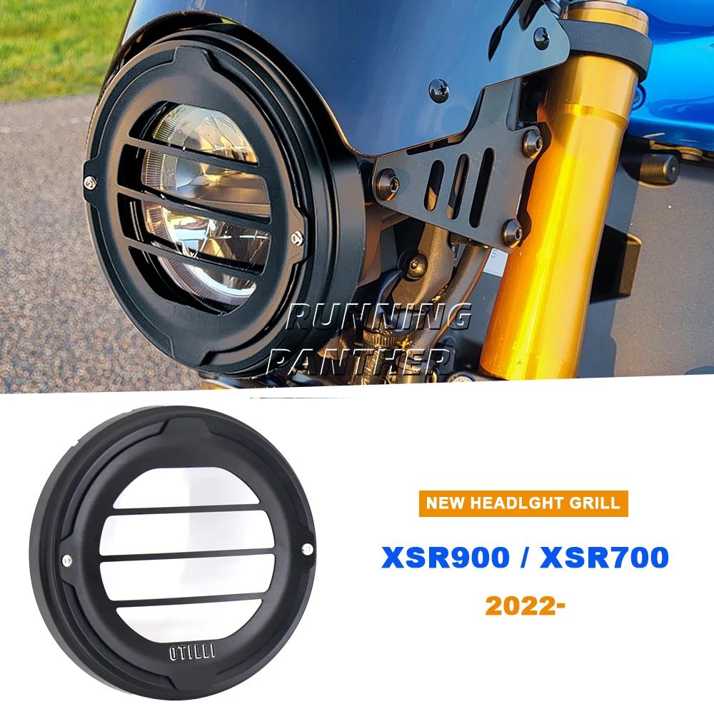 

Аксессуары для мотоциклов XSR900, светодиодная решетка для фар, крышка из алюминия ABS для YAMAHA XSR700 xsr xsr900 700 2022 2023 2024