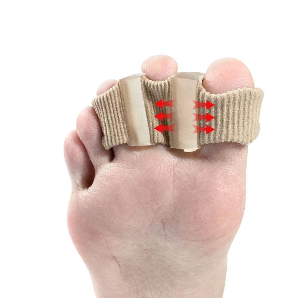 Silikon-Zehenspreizer für Hallux Valgus Bunion Corrector, Schmerzlinderung, verstellbarer Zehenspreizer für Fußpflegewerkzeuge für Frauen/Männer