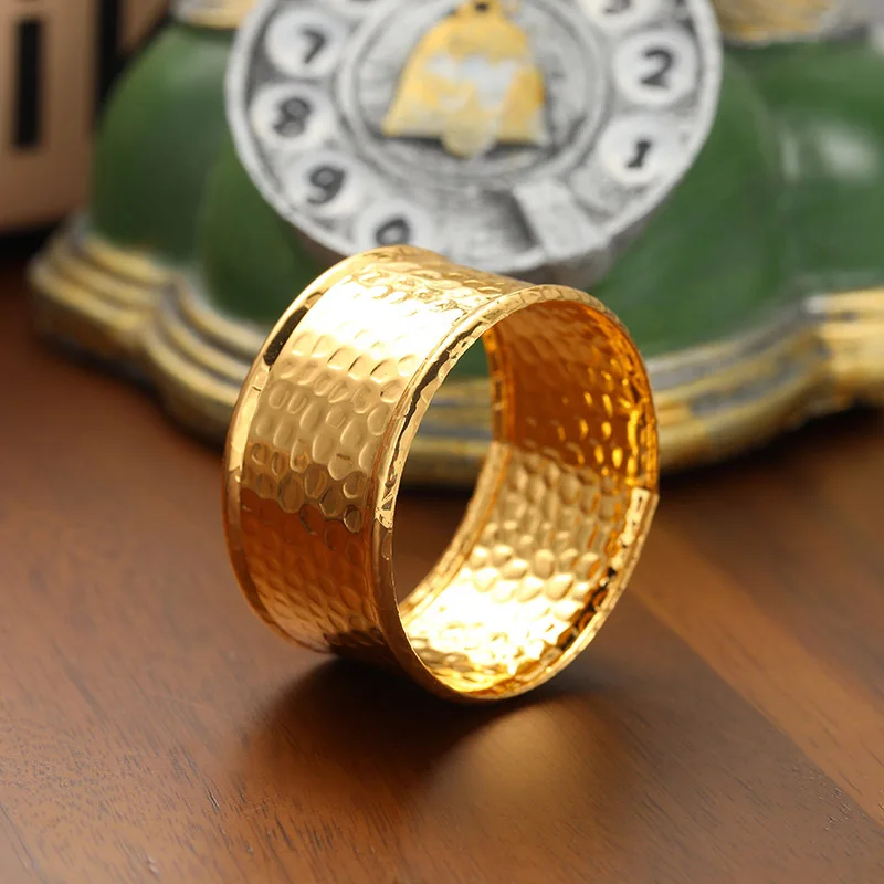 Minimally designed napkin clasp, metal alloy Chinese style dining clasp, mouth towel ring, hotel