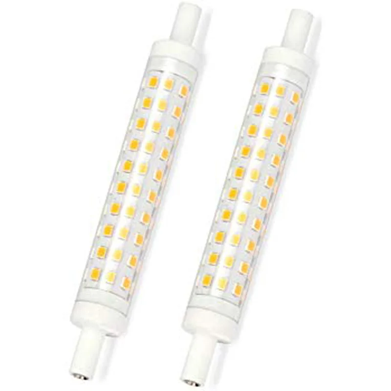 

10pcs Dimmable 220v 10w R7S Floodlight Bulb LED Lamp R7S Plug Tube Warm White 3000k Natural White 4000k White 6000k Replace J118