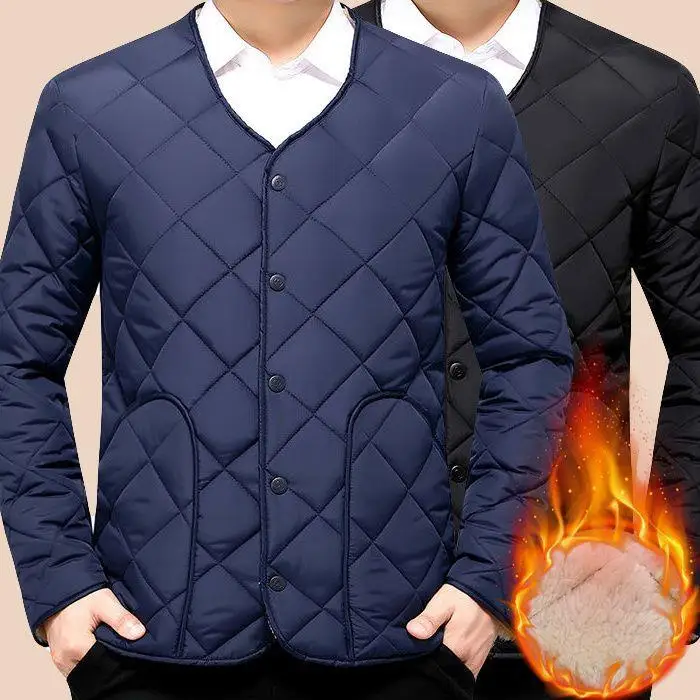 

Men's Fce Lined ort Thiened Long Sve Thermal Underwear Cotton Jaet Autumn Winter Warm Inner Wear for Middle-Aged ...