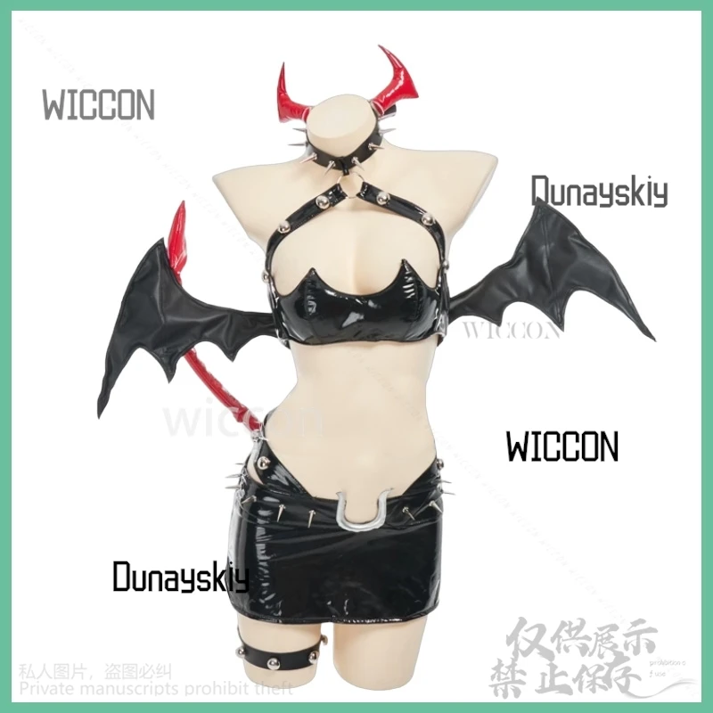 Shop1104345165 Store GARTERBELT play Scanty tume ملهى ليلي الملكة براءات الاختراع والجلود شيطان مثير PU ضيق الهالوين