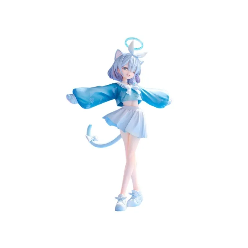 Arona Sailor Uniform Anime Model Chassis Blue Handmade Desktop Ornament High Quality Collectible Toy For Birthday Gifts