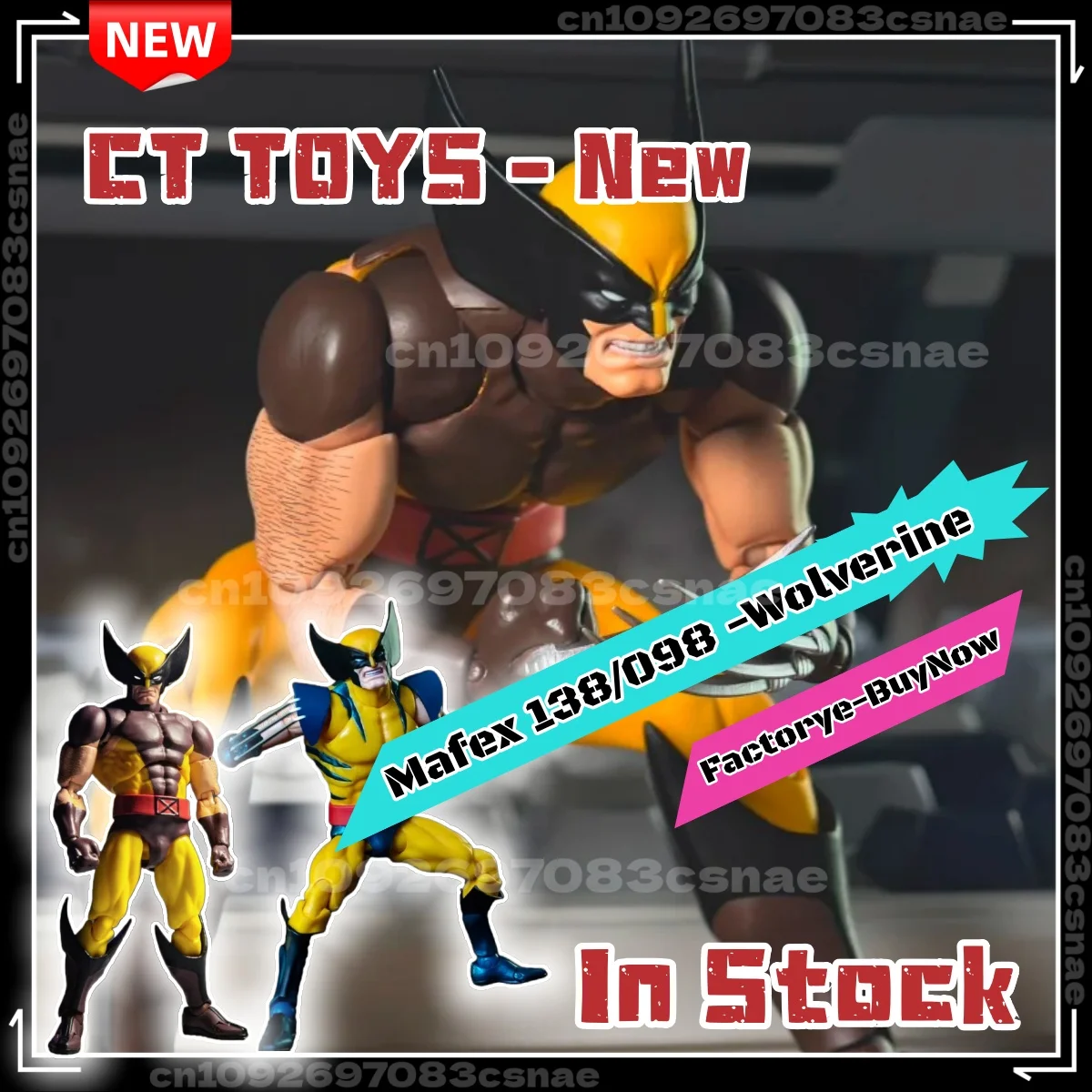 متوفر ألعاب Ct ولفيرين مافيكس 138 شخصية بنية 096 أزرق كوميك Ver أصفر X-Men تمثال شخصية أنيمي لعبة هدايا مخصصة #1