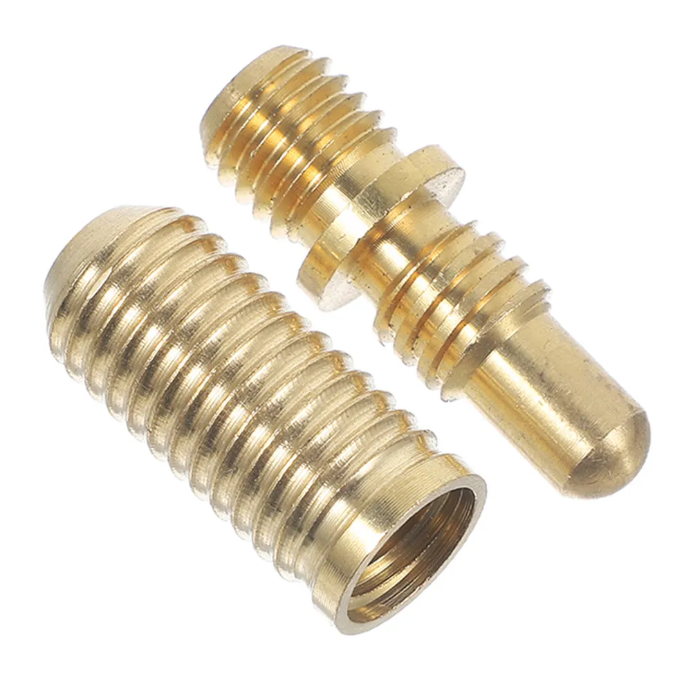 

1 Set Pool Cue Joint Screws Copper Heavy Duty Stable Connection Billiard Joint Extension Screws Snooker Hardware