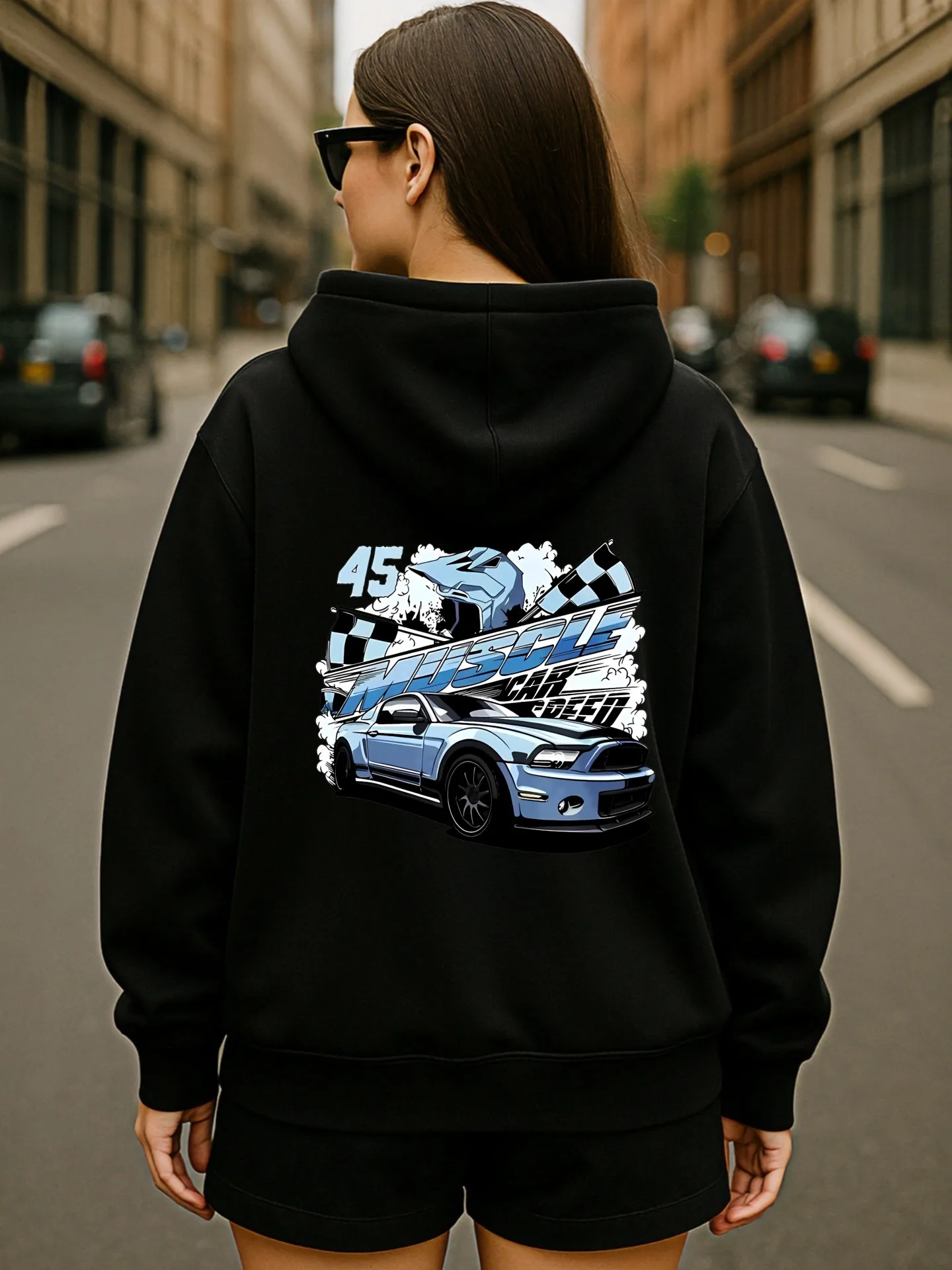 هوديي برسومات، طباعة جرافيك عتيقة، نمط ملابس الشارع، قماش ناعم، ملابس يومية غير رسمية، للشباب #2