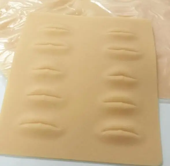 

5Pcs Microblading 3D Tattoo Supplies Cosmetic Permanent Makeup Silicone Lips Practice Skin Training Accessories PMU Beauty