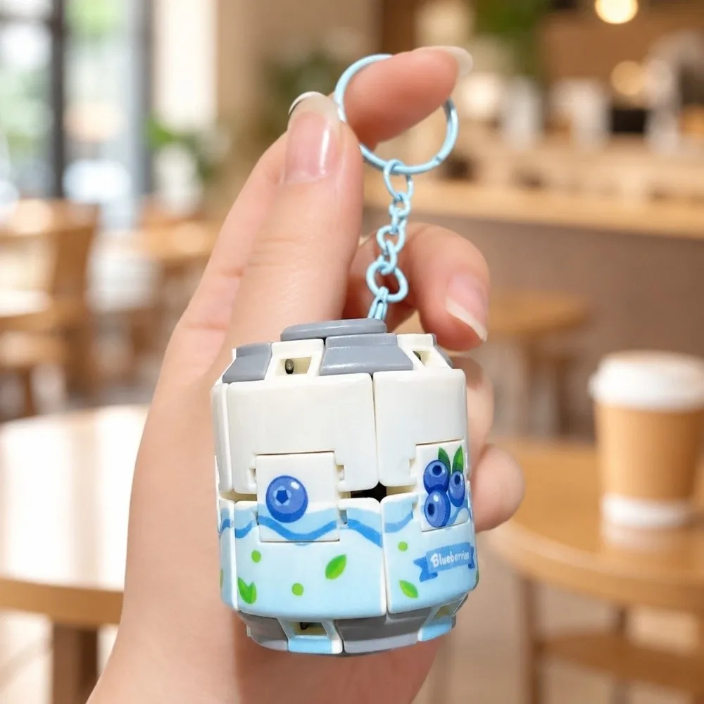 Kreativer Gyroball Soda-Dosen-Fidget-Anhänger, Taschen-Charm, dosenförmiger rotierender Schlüsselanhänger, lustiger Fingerspinner, Druck- und Drehspielzeug fürs Büro – Detail 11