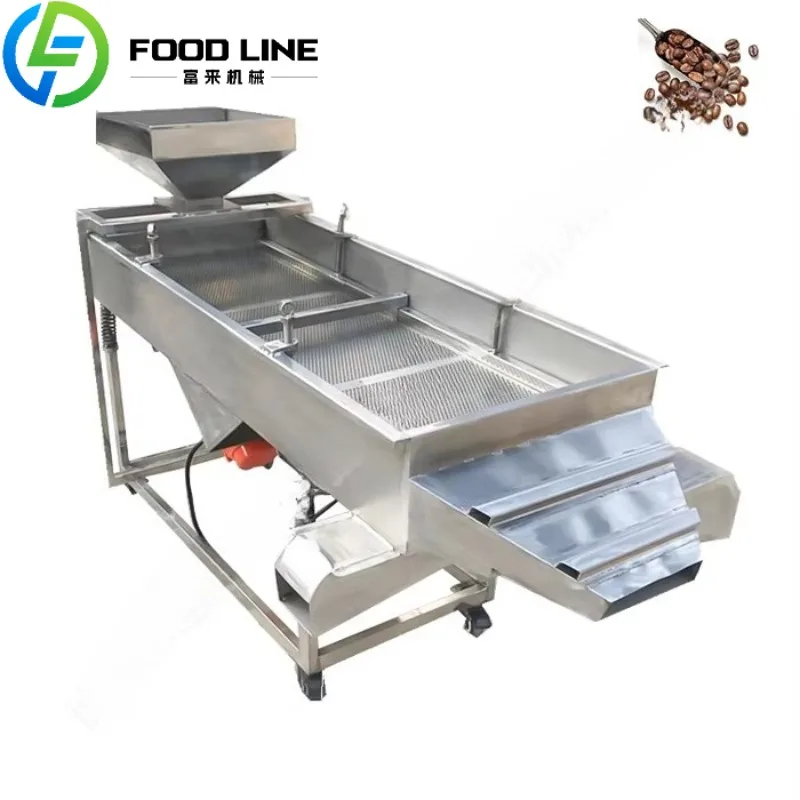 Customized Core Linear Vibrating Screen Granular Food Block Screening Machine With Multi Layer Mesh And Efficient Operation