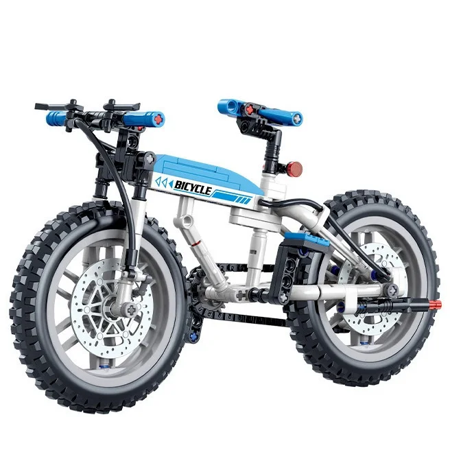 MOC Bicycle Building Blocks Mountain Bike Puzzle Bricks Toys Kids Gift